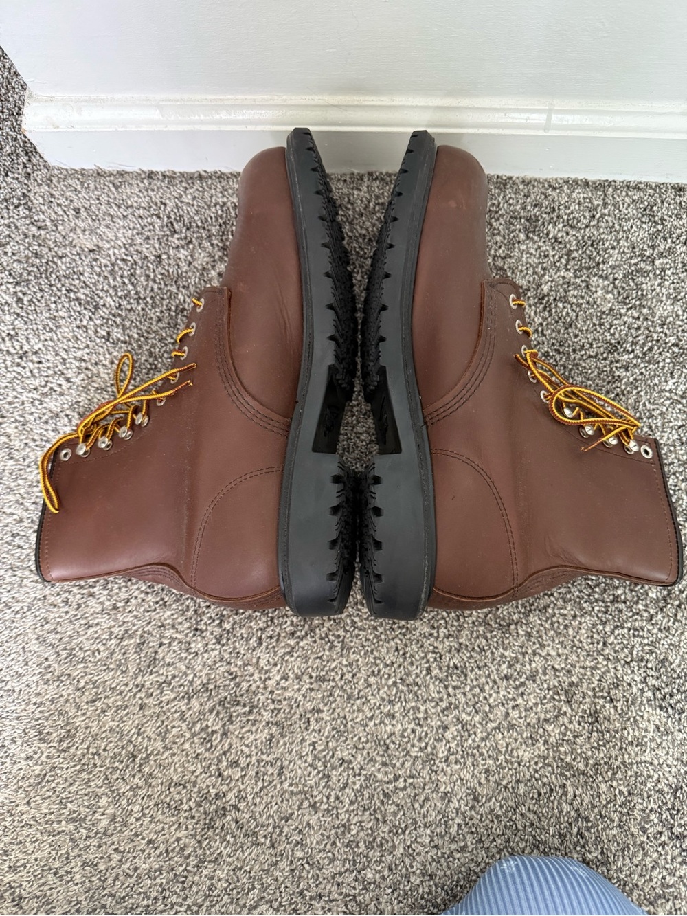 Red Wing Shoes Steel Toe Supersole X Boots Size 11.5 - Picture 6 of 12